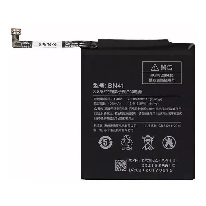 Bateria Xiaomi Bn41 Redmi Note 4 3.85v 4000mah Factura A O B En Stock Consultar Colocacion Somos Not